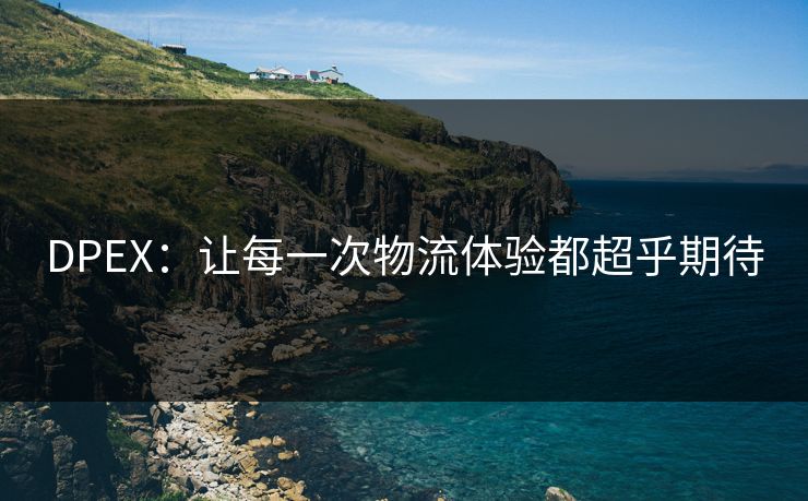 DPEX：让每一次物流体验都超乎期待